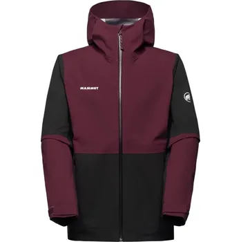Pánské oblečení Mammut Mammut Linard Guide HS Hooded Jacket Men Barva - Velikost: Vínová - XL