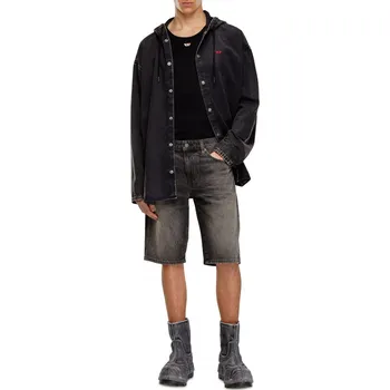 Pánské kraťasy ŠORTKY DIESEL SLIM-SHORT SHORTS BLACK