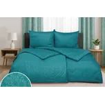 Povlečení DAMAŠEK mikro PALSA petrolejové