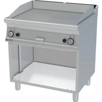 Kuchyňský gril Plynová grilovací deska kombinovaná chromovaná FTLR-78GS RM GASTRO