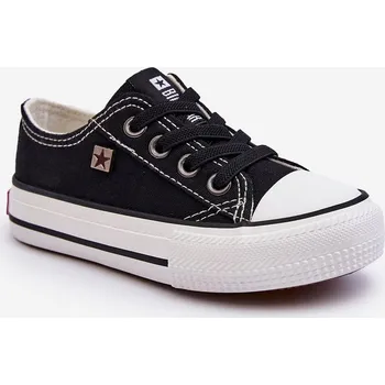 Chlapecká obuv Dětské Klasické Tenisky Big Star DD374163 Barva: Černá, Velikost: 18