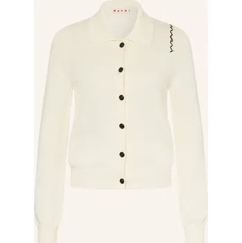 Dámský svetr Marni Dámský Pletený Kardigan, bílá, 34