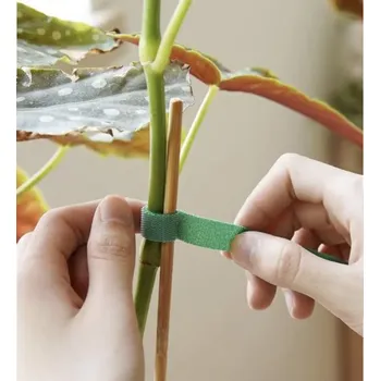 Stahovací páska Deminas | Praktická páska na vázání rostlin se suchým zipem 5m