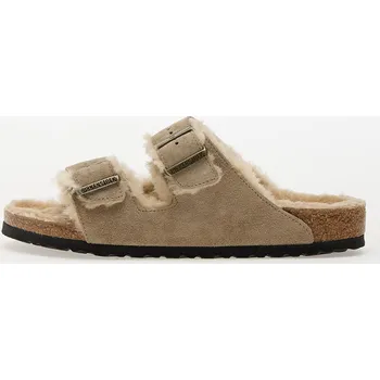 Pánská obuv Tenisky Birkenstock Arizona Shearling Suede Leather/ Fur Taupe EUR 44