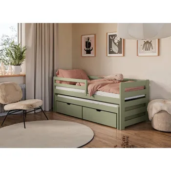 Postel Legno Dětská rozkládací postel Senso olivová Rozměr (cm): 80x160