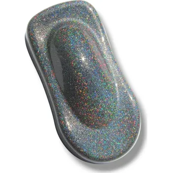 Autolak Stříbrný holografický třpyt 100 ml, PMcolours