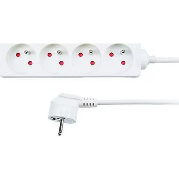 Prodlužovací kabel Elektrosortiment Prodlužovací přívod vnitřní 4z, 3m