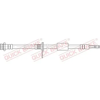 Brzdová hadice Brzdová hadice QUICK BRAKE 58.850 QB