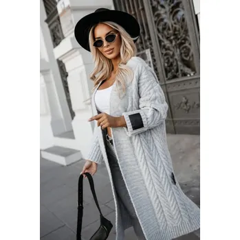 Dámský svetr SPLOTY Cardigan KRIS šedý