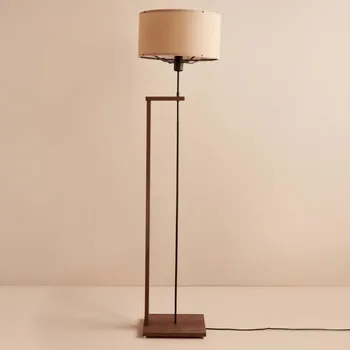 Lampička Stojací lampa AYD 1xE27/40W/230V hnědá