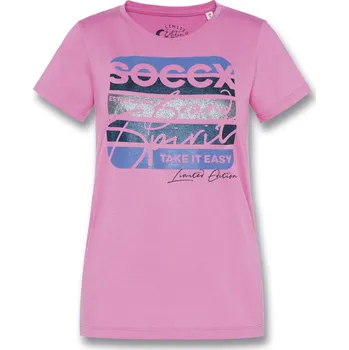 Dámské tričko Soccx Dámské triko (XL, růžová)