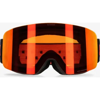 Lyžování Lyžařské brýle pro děti Uvex pwdr FM - black/red/orange/clear