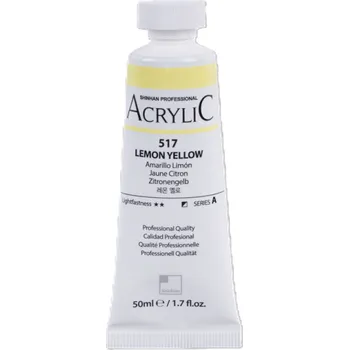 Vodová barva ShinHan Akrylová barva 50 ml Lemon Yellow 517