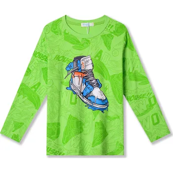 Chlapecké tričko - KUGO HC9310, zelinkavá Barva: Zelinkavá, Velikost: 122