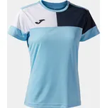 Dámské triko JOMA Camiseta Manga Sky Blue-Navy S