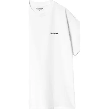 Pánské tričko TRIKO CARHARTT WIP Script Embroidery S/S - bílá - XL + při osobním odběru 903 Kč