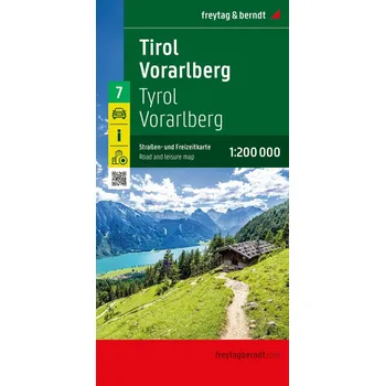 Freytag & Berndt Rakousko 7 - Tirol, Vorarlberg 1:200 t.