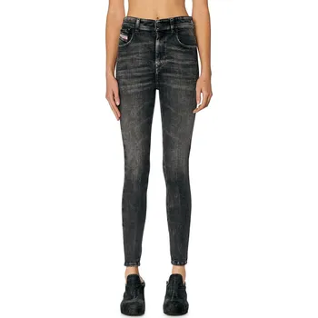 Dámské džíny DŽÍNY DIESEL 1984 SLANDY-HIGH TROUSERS BLACK