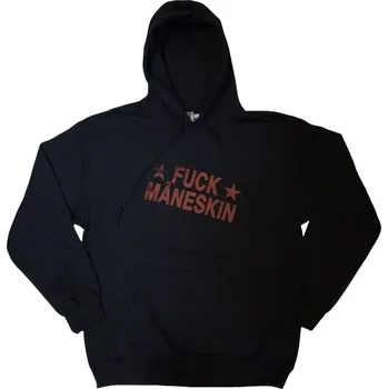 Pánská mikina Maneskin Fuck Maneskin (Back Print & Ex-Tour) Black M Mikina