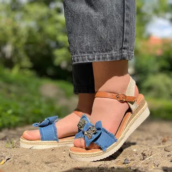 Dámské sandále Dámské sandály světle modré 2640-2 Velikost: 39