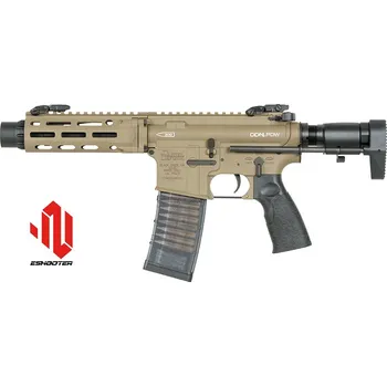Airsoftová zbraň CYMA Airsoftová zbraň Daniel Defense DDM4 PDW ESHOOTER ETU - FDE [EMG]