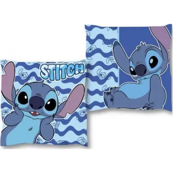 Dekorativní polštářek MLC • Oboustranný polštář Stitch - motiv Waves - 38 x 38 cm