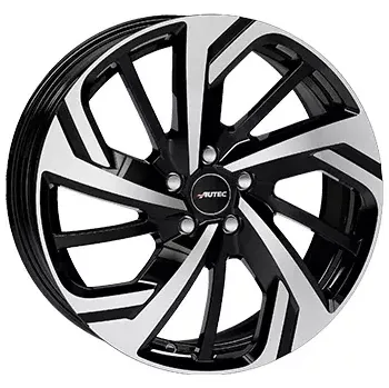 Alu kolo Alu kola AUTEC RIXON, 19x9.5 5x114.3 ET45, černá lesklá + leštění (zátěžová) vhodné pro Tesla Model Y (do 2024), Tesla Model Y (od 2025)