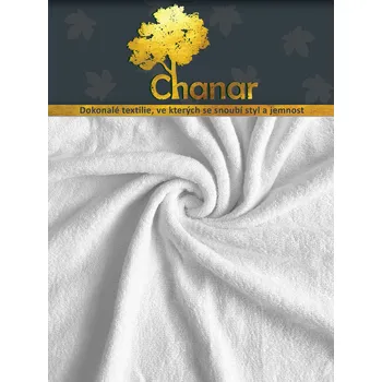 Prostěradlo Top textil Prostěradlo Froté Lux do postýlky 70x140 cm bílá