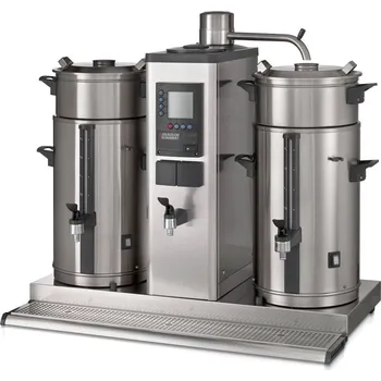 Kávovar Bravilor Bonamat B.V. PŘEKAPÁVAČ KÁVY STOLNÍ B20 HW 400V S KOHOUTEM - 2x20L - PLOCHÉ FILTRY