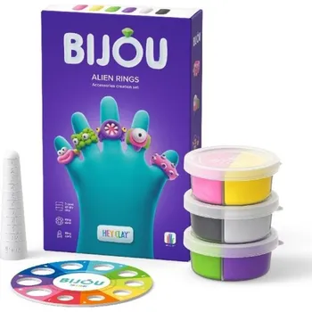 Modelovací hmota Hey Clay Bijou prstýnky Mimozemšťani