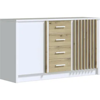 Komoda Komoda TAYLER bílá/dub craft