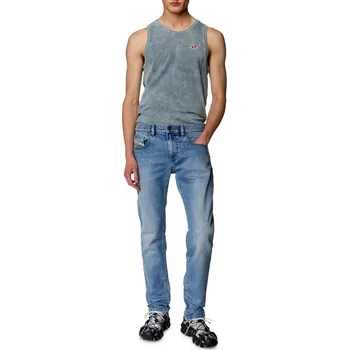 Pánské džíny DŽÍNY DIESEL 2019 D-STRUKT TROUSERS BLUE