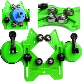 Dílna Vodící nastavitelná šablona pro korunky a vrtáky 4-83mm, s přísavkami MAR-POL