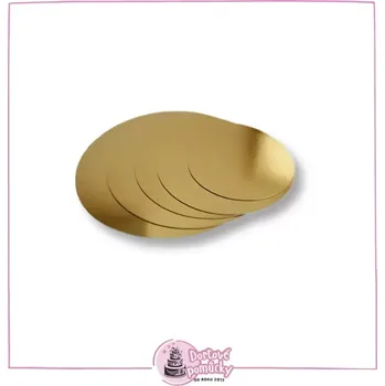 Podložka dortová zlatá 22 cm FR