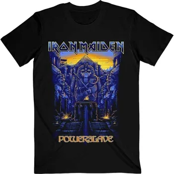 Iron Maiden Dark Ink Powerslaves Black S Tričko