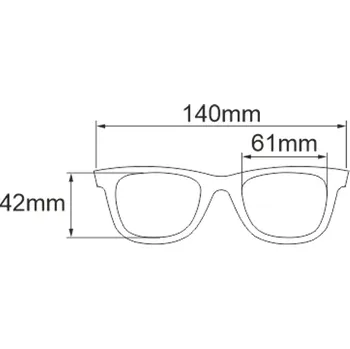 Mistrall brýle polarizační grafitové s šedými obroučky