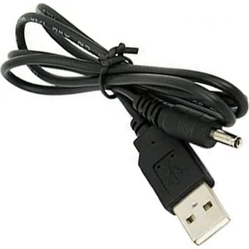 Napájecí kabel KABEL USB A samec - DC 3.5/1.35mm 1m