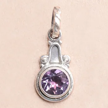 Přívěsek Ametyst přívěsek stříbro Ag 925 MIX4 1,4 cm, 1,8 g