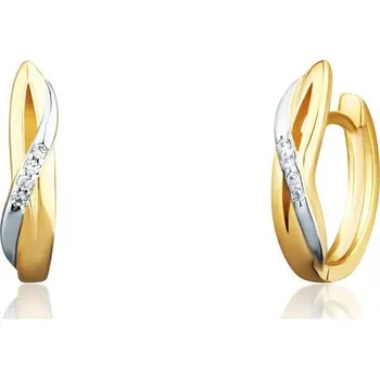 Náušnice Náušnice JVD SVLE1826XH2GO00 stříbrné