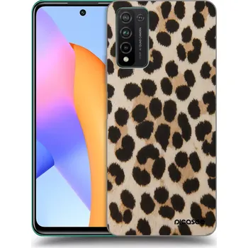 Pouzdro na mobilní telefon Picasee silikonový průhledný obal pro Honor 10X Lite - Brown Tiger