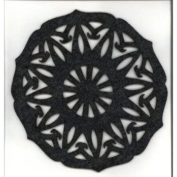 Ozdoba z filcu - podkładka rozeta 005 30x30cm