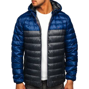 Tmavě šedá pánská sportovní přechodová bunda Bolf 1908 - 3XL