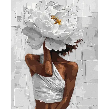 Ideyka Malování podle čísel - Květinová malba ©victoria_art 40 x 50 cm