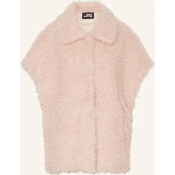Dámská vesta Yippie Hippie Dámská Plyšová Vesta, světle růžová, 40