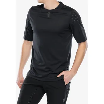 cyklistický dres Tričko Fox Defend SS Jersey - black
