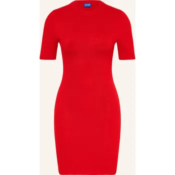Dámské šaty Hugo Dámské Pletené Šaty, tmavě červená, 40