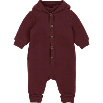 Kojenecký overall Mikk-Line kojenecký vlněný merino overal 50033 - Rum Raisin Velikost: 56 MERINO VLNA