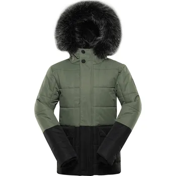 Dívčí bunda Dětská zimní bunda ALPINE PRO Egypo green 128-134
