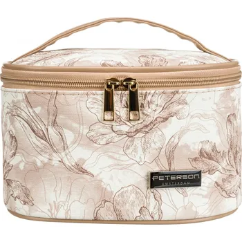 Kabelka Trendy dámská kosmetická taška Peterson Teresa, krémová