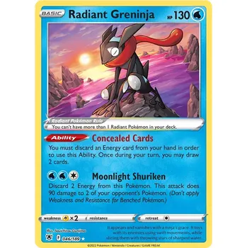 Karetní hra Pokémon TCG Radiant Greninja 046/189